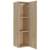 vidaXL Ensemble de meubles TV 4 pcs Ch&ecirc;ne sonoma Bois d'ing&eacute;nierie