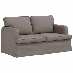 vidaXL Canap&eacute; Taupe 144 x 80 x 85 cm tissu