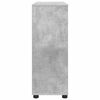 vidaXL Armoire de rangement Gris b&eacute;ton 80 x 31 x 81 cm