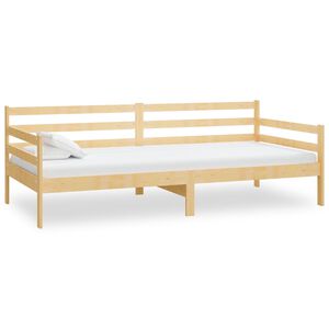 vidaXL Lit de jour sans matelas bois de pin massif 90x200 cm