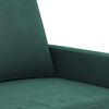 vidaXL Fauteuil Vert foncé 60 cm Velours