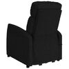 vidaXL Fauteuil Noir Tissu