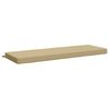 vidaXL Coussin de banc SOEST 100 % polyester Beige 150 x 50 x 8 cm