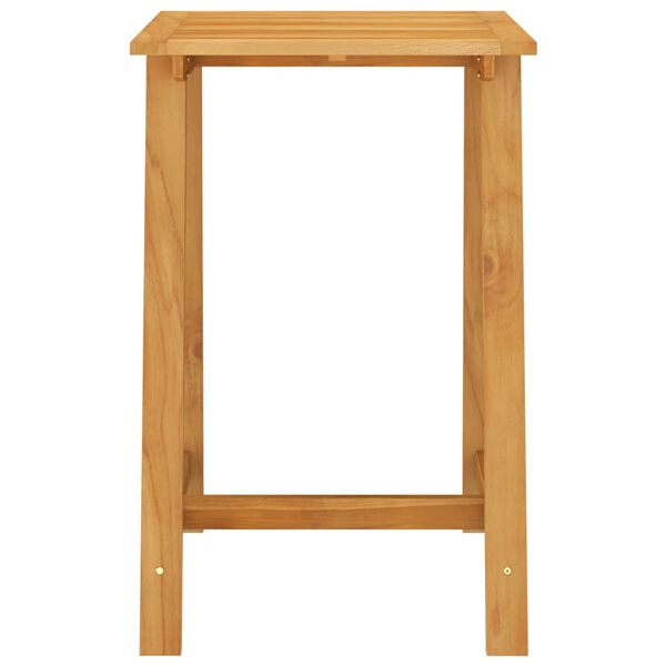 vidaXL Ensemble de bar de jardin 3 pcs Gris