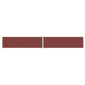 vidaXL Auvent lat&eacute;ral r&eacute;tractable Marron 180x1200 cm