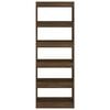 vidaXL Biblioth&egrave;que/S&eacute;parateur de pi&egrave;ce Ch&ecirc;ne marron Bois d'ing&eacute;nierie