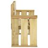 vidaXL Banc de jardin 121 cm bois de pin imprégné