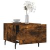 vidaXL Table basse Ch&ecirc;ne fum&eacute; 50x50x40 cm Bois d'ing&eacute;nierie
