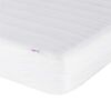 vidaXL Lit avec matelas Hvar taupe 90x200 cm tissu