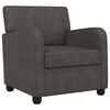 vidaXL Fauteuil Noir antique Simili cuir