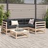 vidaXL Salon de jardin 5 pcs bois de pin massif