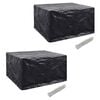 vidaXL Housses de salon de jardin 2 pcs Rotin 8 &oelig;illets 172x113 cm
