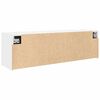 vidaXL Armoire murale de bain blanc 100x25x30 cm bois d'ing&eacute;nierie