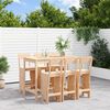vidaXL Ensemble de bar de jardin 7 pcs Bois de pin massif