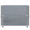 vidaXL Jardini&egrave;re gris 100x50 cm bois massif de pin