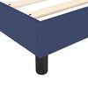 vidaXL Sommier à lattes de lit avec matelas Bleu 120x200 cm Tissu