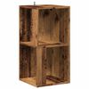 vidaXL Armoire d'angle vieux bois 33x33x67 cm bois ing&eacute;nierie