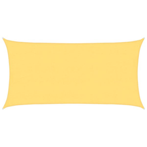 vidaXL Voile d'ombrage 160 g/m&sup2; Beige 4x7 m PEHD