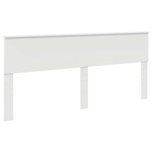 vidaXL T&ecirc;te de lit Blanc 200 cm Bois d'ing&eacute;nierie