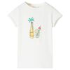 T-shirt pour enfants &eacute;cru 128