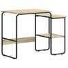 vidaXL Bureau avec rangement Ch&ecirc;ne Sonoma 100 x 50 x 75 cm