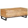 vidaXL Table basse Ch&ecirc;ne artisanal 100 x 54 x 40 cm