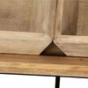 vidaXL Table basse Bois de manguier massif 110x55x42 cm