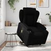 vidaXL Fauteuil inclinable de massage &eacute;lectrique noir similicuir