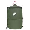 vidaXL Tente de toilettes pop-up avec corde suspendue Vert 97 x 126 cm