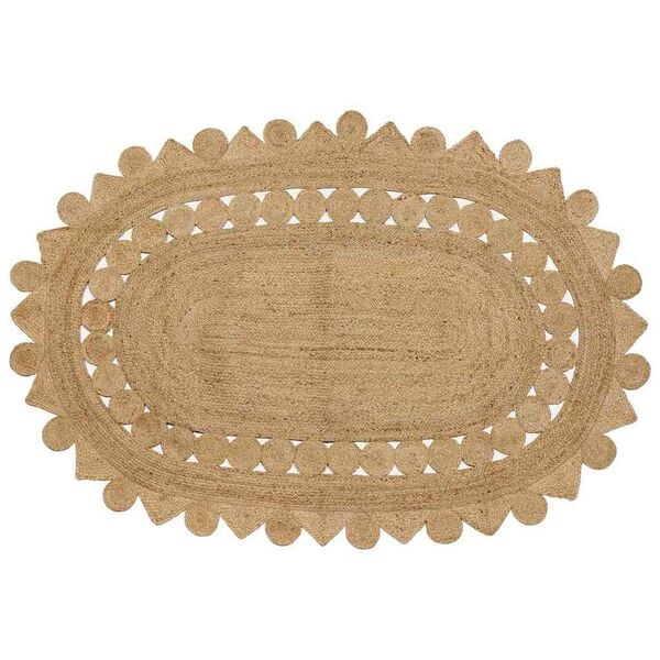 vidaXL Tapis Marron 152 x 245 cm Jute