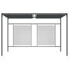 vidaXL Belv&eacute;d&egrave;re avec auvent r&eacute;tractable 4x3x2,3 m Anthracite 180 g/m&sup2;