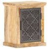 vidaXL Table de chevet avec porte 40x30x50 cm Bois de manguier solide