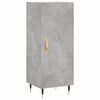 vidaXL Buffet haut Gris b&eacute;ton 34,5x34x180 cm Bois d'ing&eacute;nierie