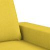 vidaXL Fauteuil Jaune clair 60 cm Tissu
