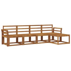 vidaXL Ensemble de canap&eacute;s d'ext&eacute;rieur 5 pcs Naturel