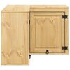 vidaXL Armoire avec &eacute;tag&egrave;re SKI Brun Miel 80 x 80 x 60 cm Pin massif