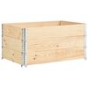 vidaXL Jardini&egrave;res sur&eacute;lev&eacute;es 3 pcs 80x120 cm Bois de pin solide