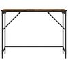 vidaXL Table console ch&ecirc;ne fum&eacute; 100x32x75 cm bois d'ing&eacute;nierie