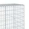 vidaXL Panier gabion avec couvercle 1100x50x200 cm fer galvanis&eacute;