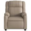 vidaXL Fauteuil inclinable Cappuccino Similicuir