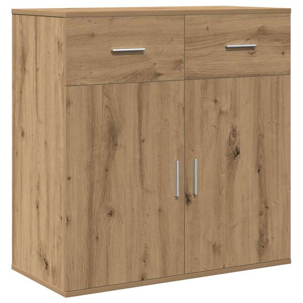 vidaXL Buffet Ch&ecirc;ne artisanal 78 x 38 x 80 cm Bois d'ing&eacute;nierie