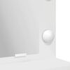 vidaXL Table de Toilette Blanc 75,5 x 41 x 135 cm Bois d'ing&eacute;nierie