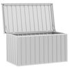 vidaXL Bo&icirc;te de rangement de jardin Gris 129x67x65 cm