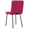 vidaXL Chaises à manger lot de 2 Rouge bordeaux Velours