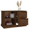 vidaXL Meuble TV ch&ecirc;ne marron 73x35,5x47,5 cm bois d'ing&eacute;nierie
