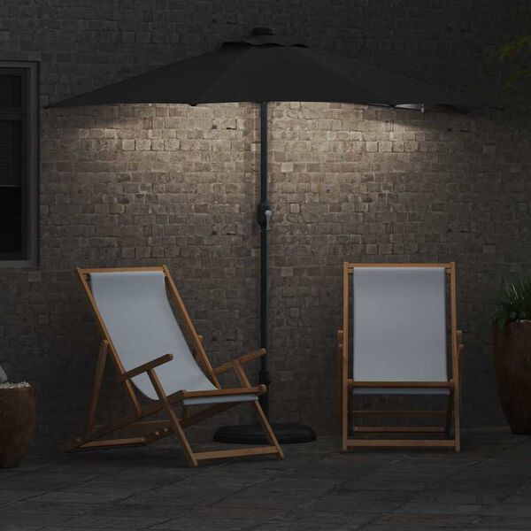 vidaXL Parasol de jardin Anthracite 294 x 150 x 223 cm
