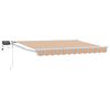 vidaXL Store r&eacute;tractable manuel avec LEDs 3 x 2,5 m
