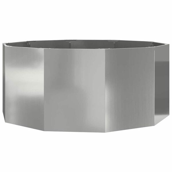 vidaXL Jardini&egrave;re Argent 120 x 120 x 50 cm Acier galvanis&eacute;