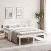 vidaXL Lit pour personne &acirc;g&eacute;e sans matelas blanc 120x190 cm