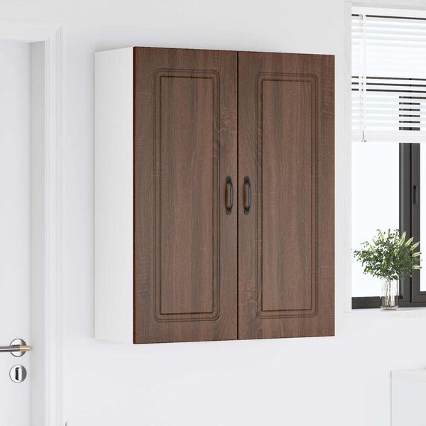 vidaXL Armoire de cuisine Kalmar Ch&ecirc;ne brun 80 x 31 x 100 cm